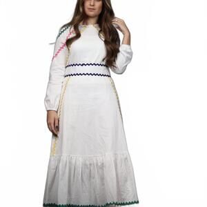 NEW ESTEEM COUTURE ariana maxi dress in white